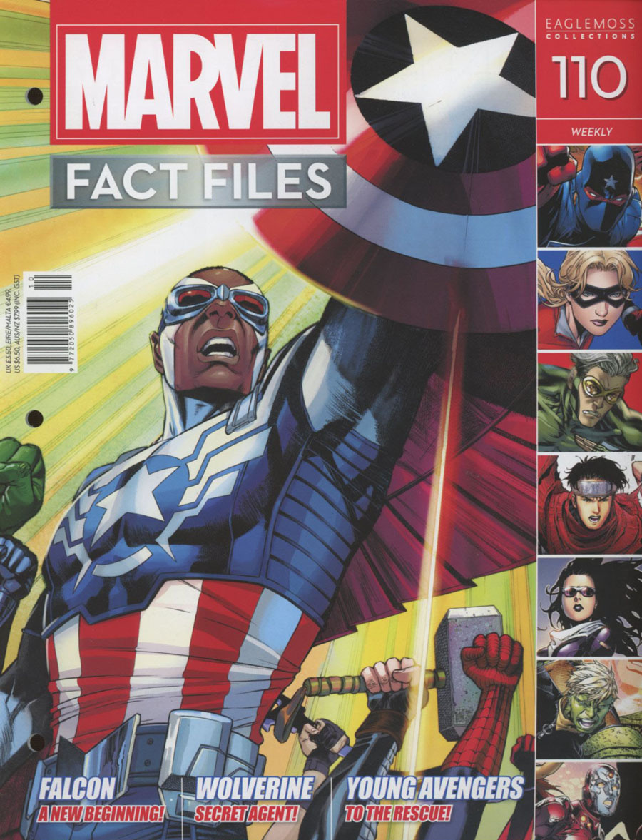 Marvel Fact Files #110 Sam Wilson Captain America