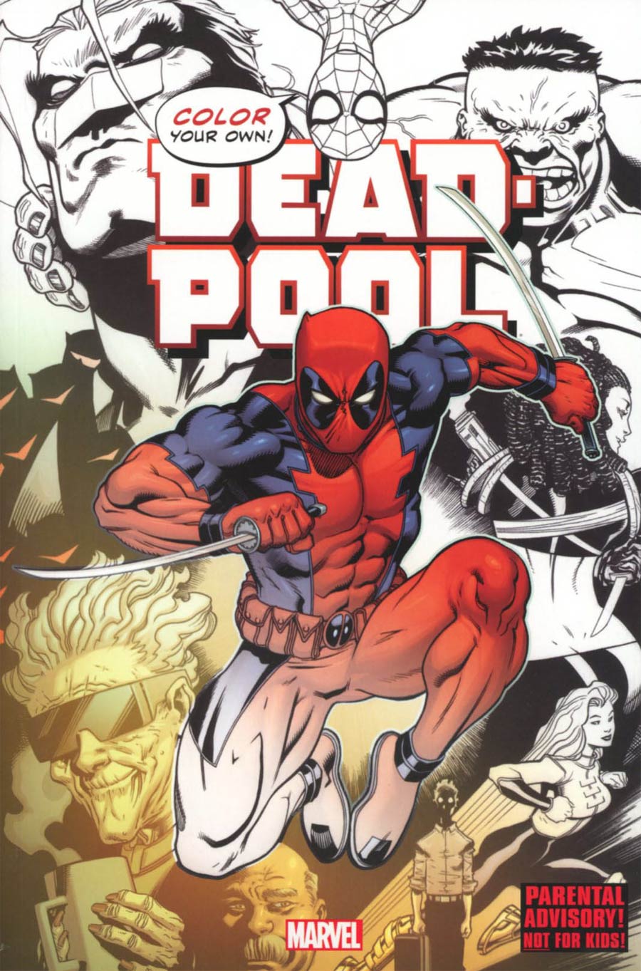 Color Your Own Deadpool TP