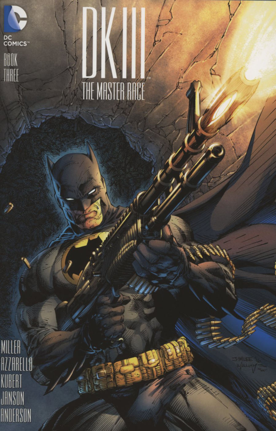 Dark Knight III The Master Race #3 Cover J Incentive Jim Lee Variant Cover