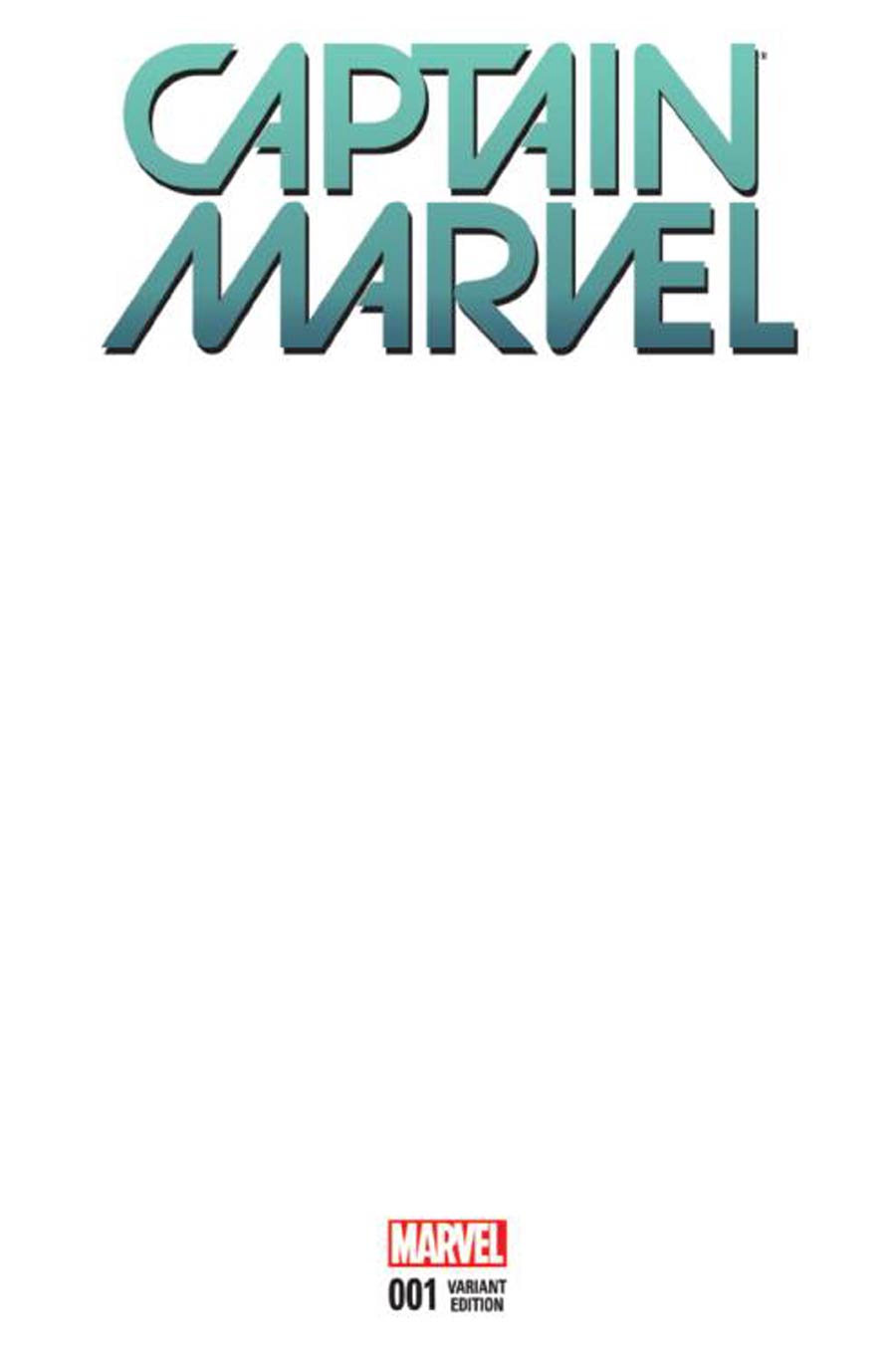 Captain Marvel Vol 8 #1 Cover C Variant Blank Cover