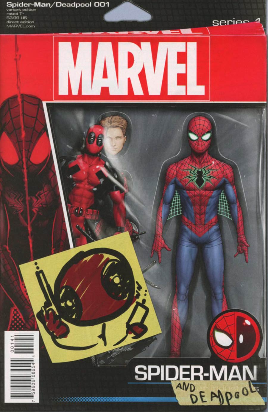 Spider-Man Deadpool #1 Cover C Variant John Tyler Christopher Action Figure Cover