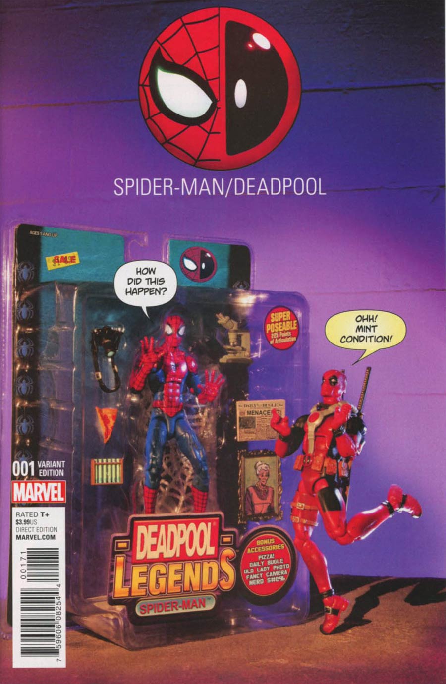Spider-Man Deadpool #1 Cover D Variant Action Figure Photo Cover