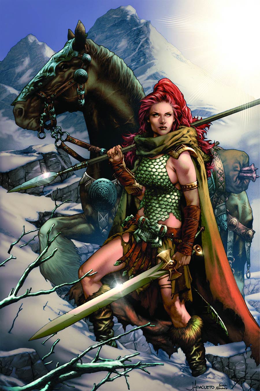 Red Sonja Vol 6 #1 Cover K Rare Jay Anacleto Virgin Connecting Cover