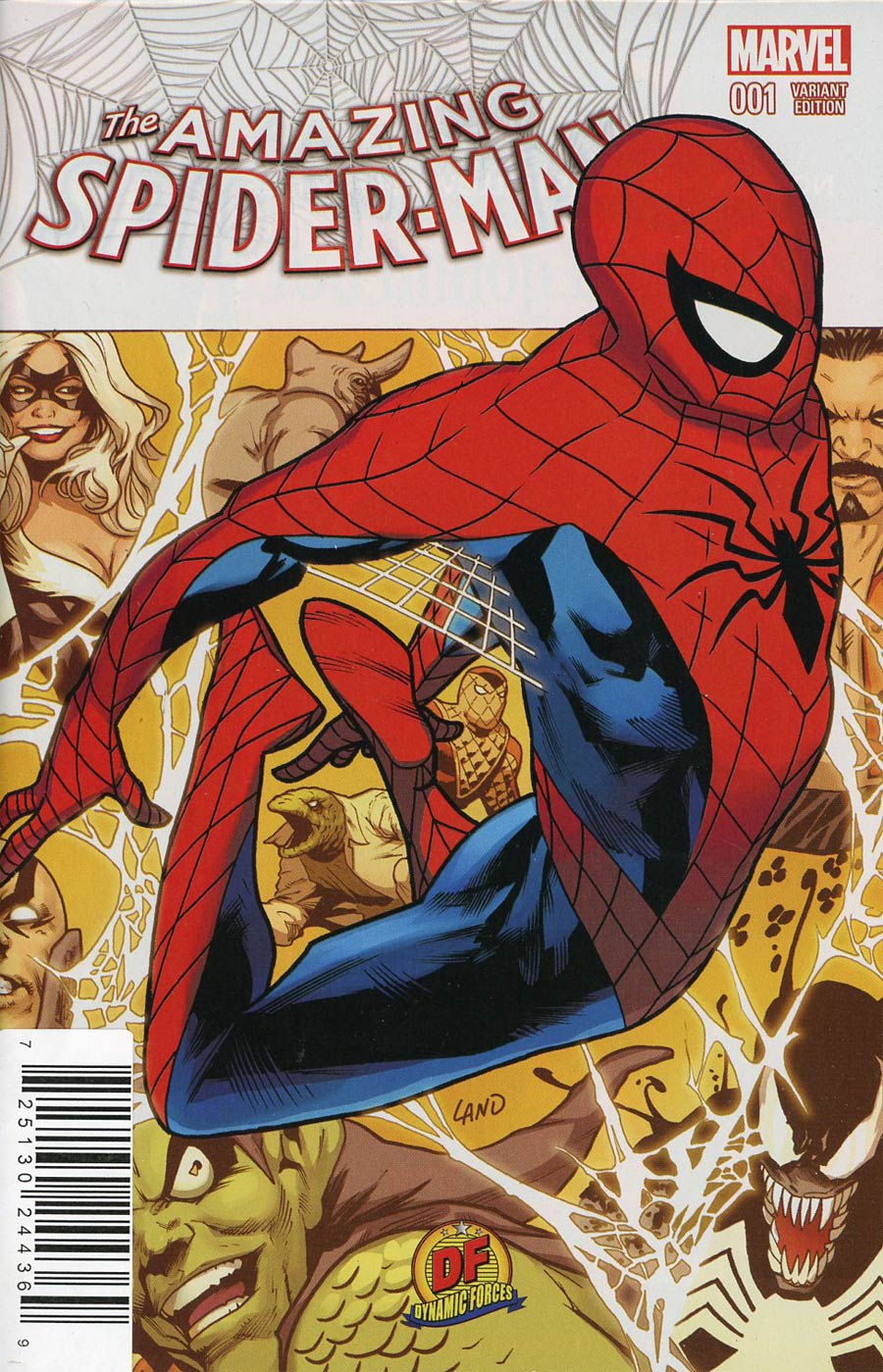 Amazing Spider-Man Vol 4 #1 Cover R DF Exclusive Greg Land Variant Cover