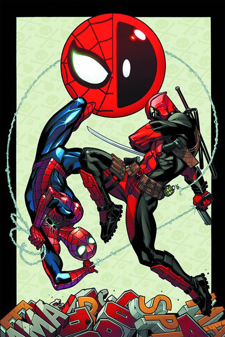 Spider-Man Deadpool #1 Cover G DF Signed By Fabian Nicieza