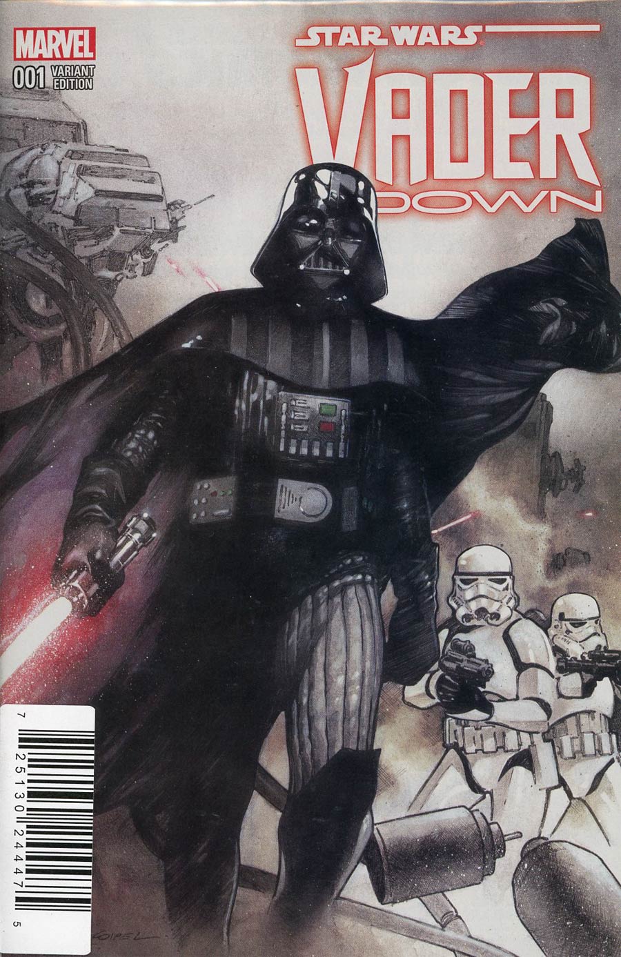 Star Wars Vader Down #1 Cover H DF Exclusive Olivier Coipel Variant Cover Plus 1