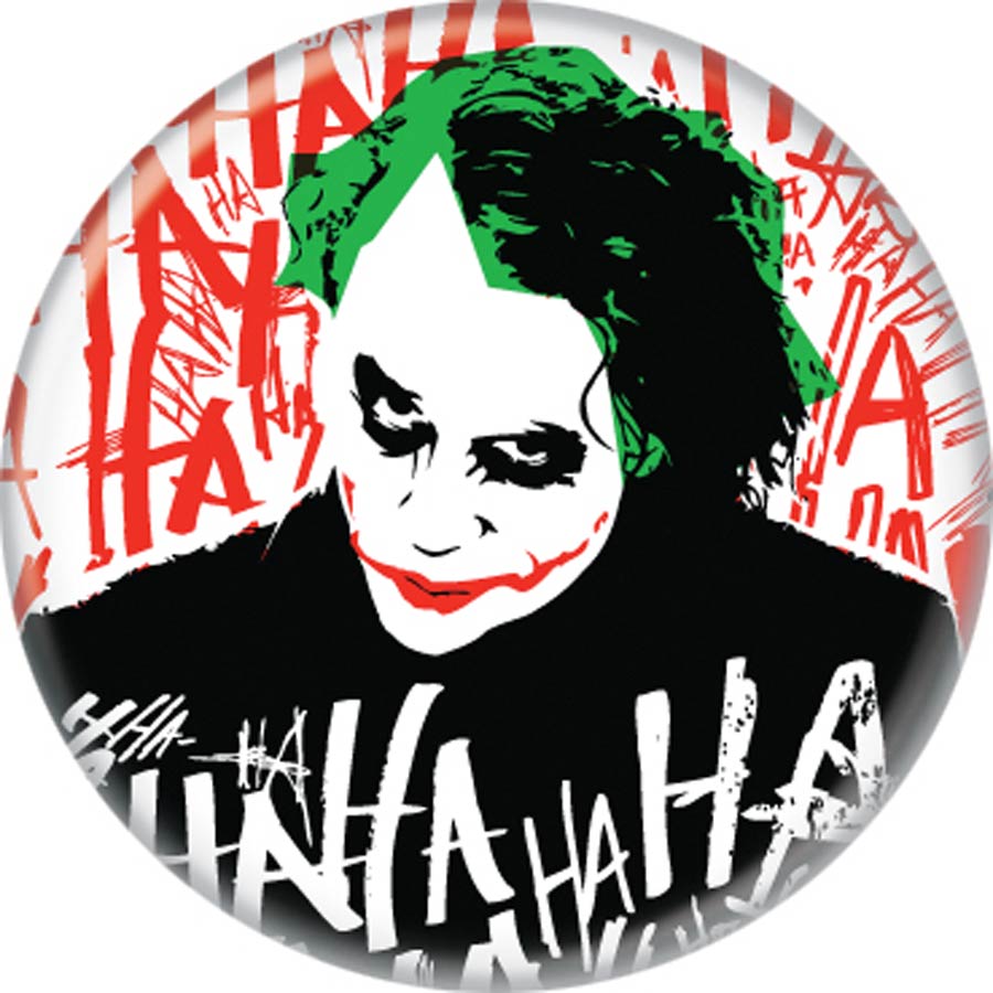 DC Comics 1.25-Inch Button - Heath Ledger Joker Ha Ha Ha (84833)