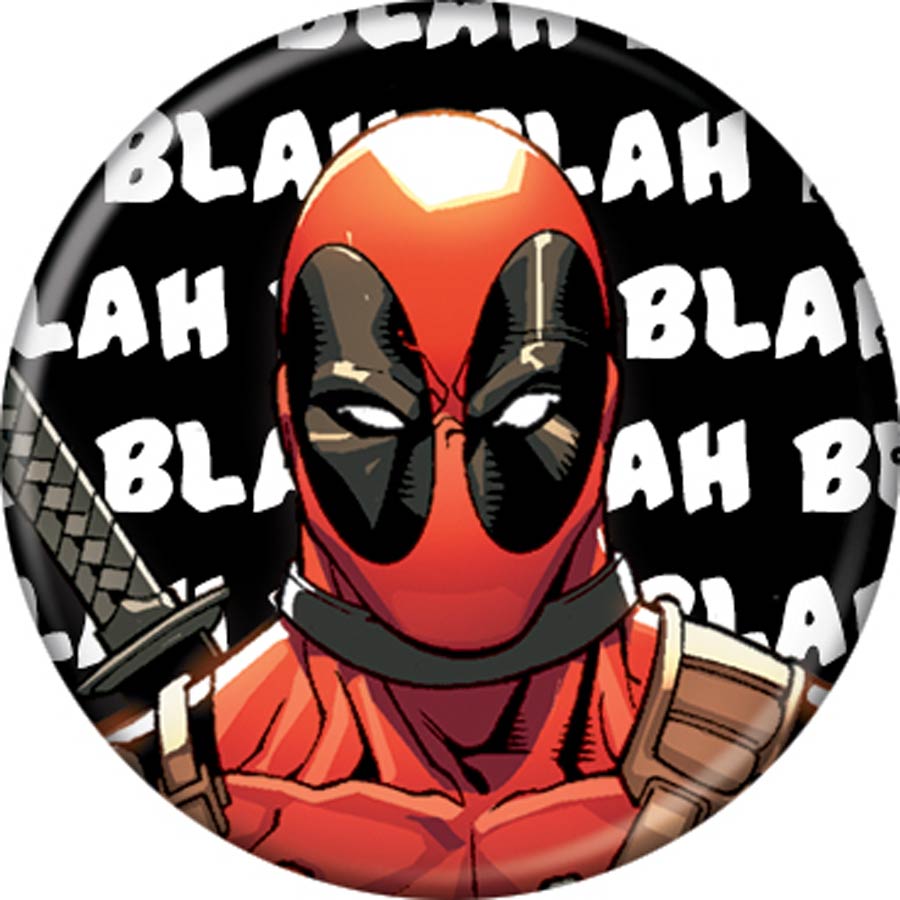 Marvel Comics 1.25-Inch Button - Deadpool Blah Blah Blah (81937)
