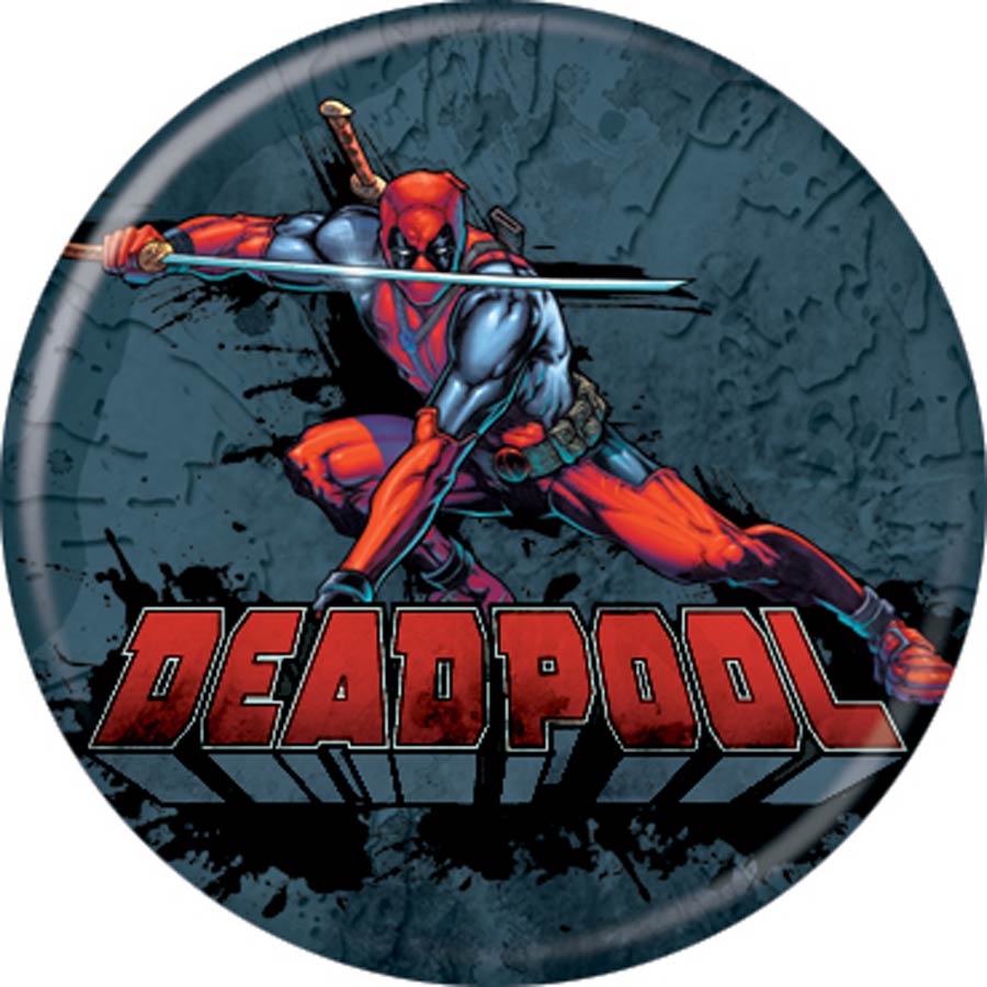 Marvel Comics 1.25-Inch Button - Deadpool Sword On Name (84820)