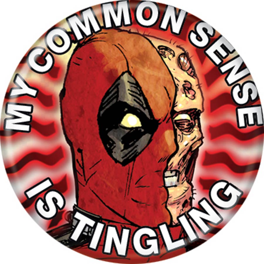 Marvel Comics 1.25-Inch Button - Deadpool Common Sense (84824)