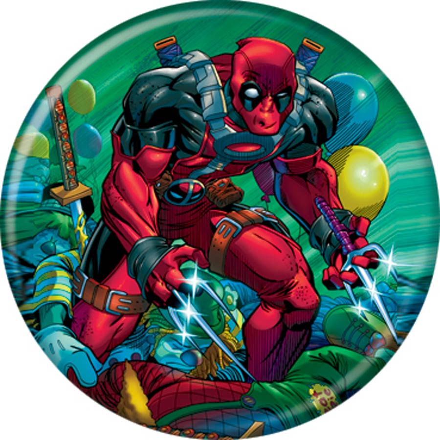 Marvel Comics 1.25-Inch Button - Deadpool Balloons (84816)