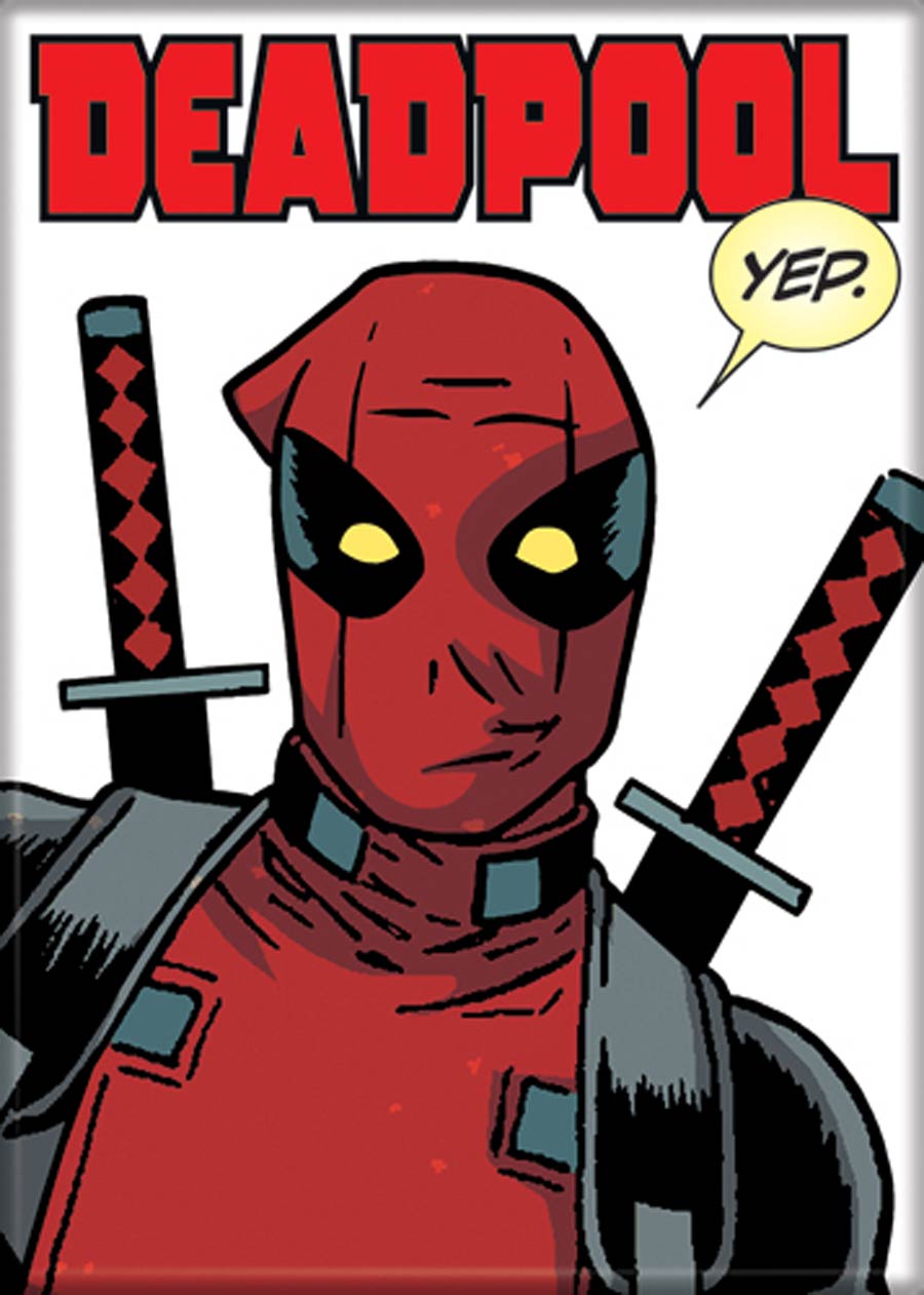 Marvel Comics 2.5x3.5-inch Magnet - Deadpool Yep (71864MV)