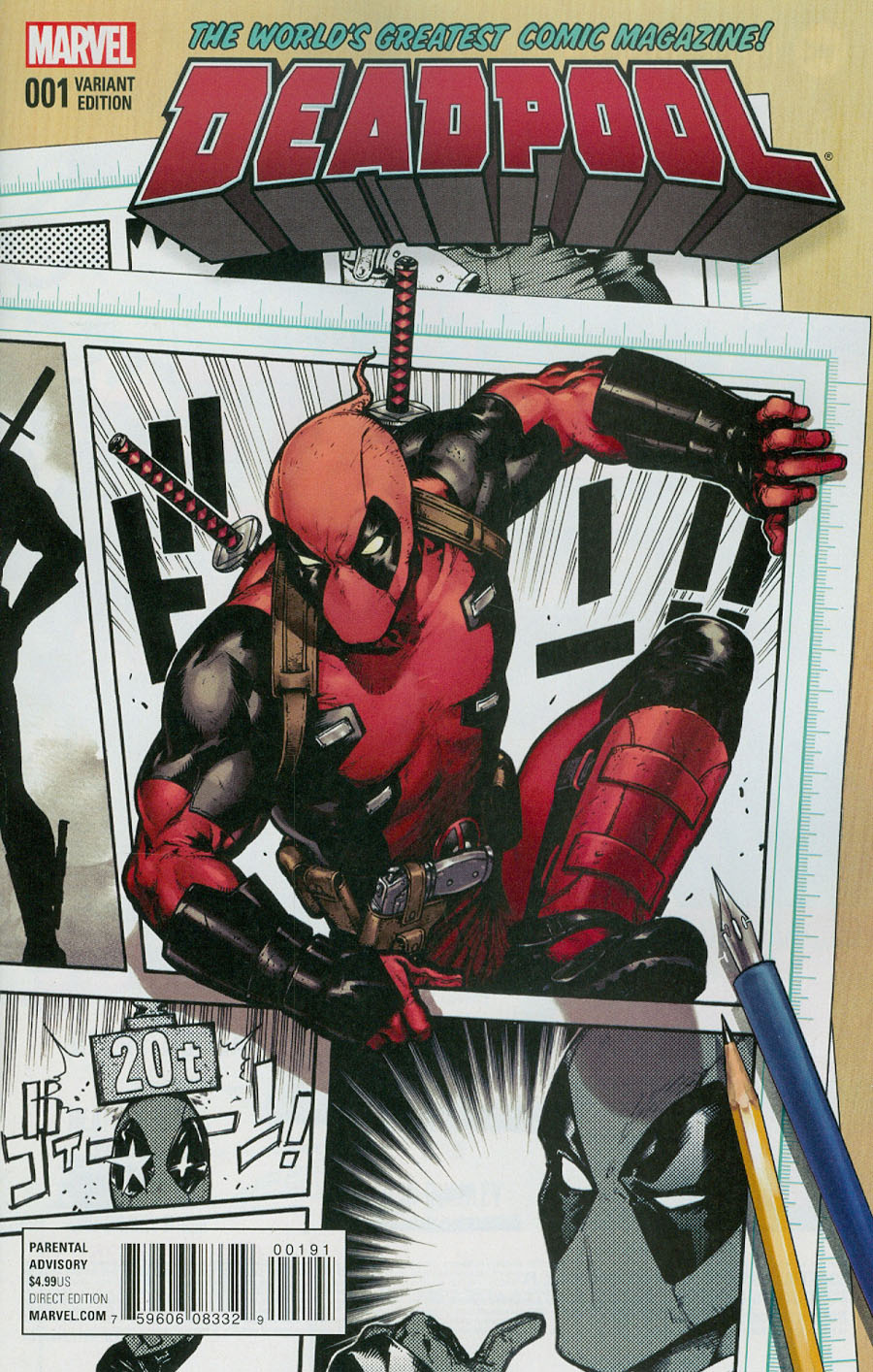 Deadpool Vol 5 #1 Cover F Incentive Kamome Shirahama Variant Cover