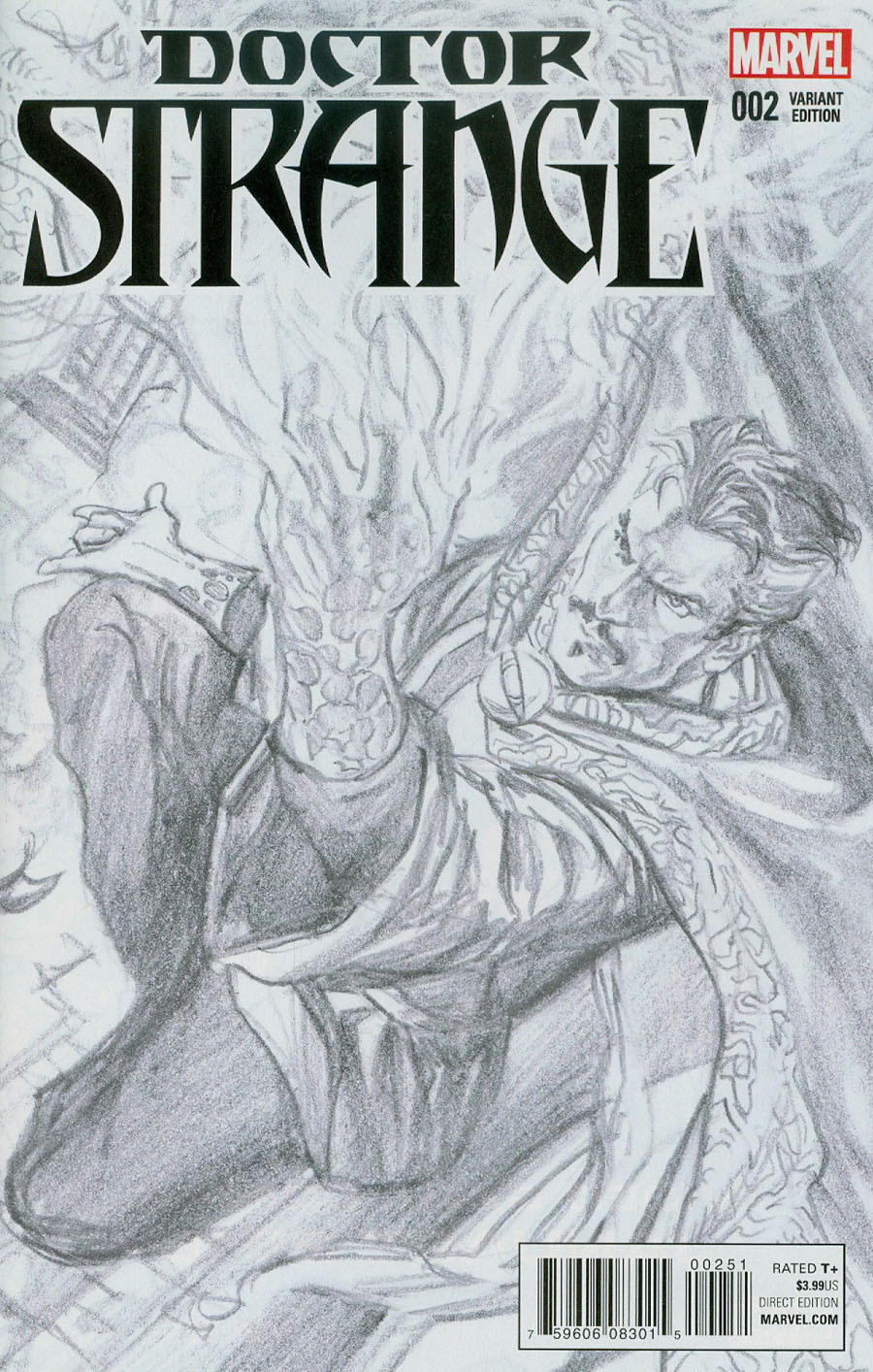 Doctor Strange Vol 4 #2 Cover D Incentive Alex Ross Sketch Variant Cover