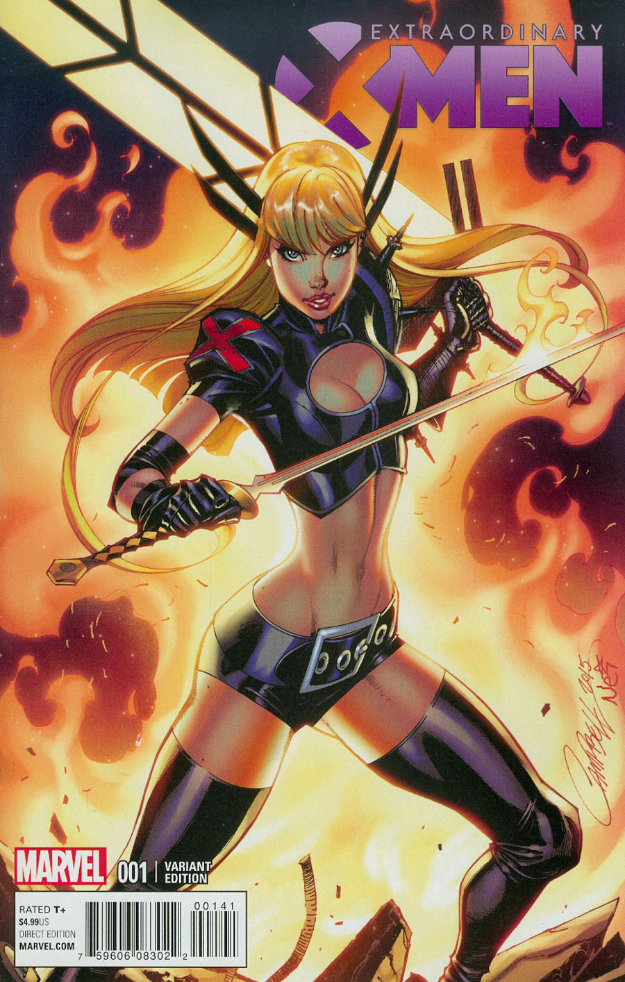 Extraordinary X-Men #1 Cover E Incentive J Scott Campbell