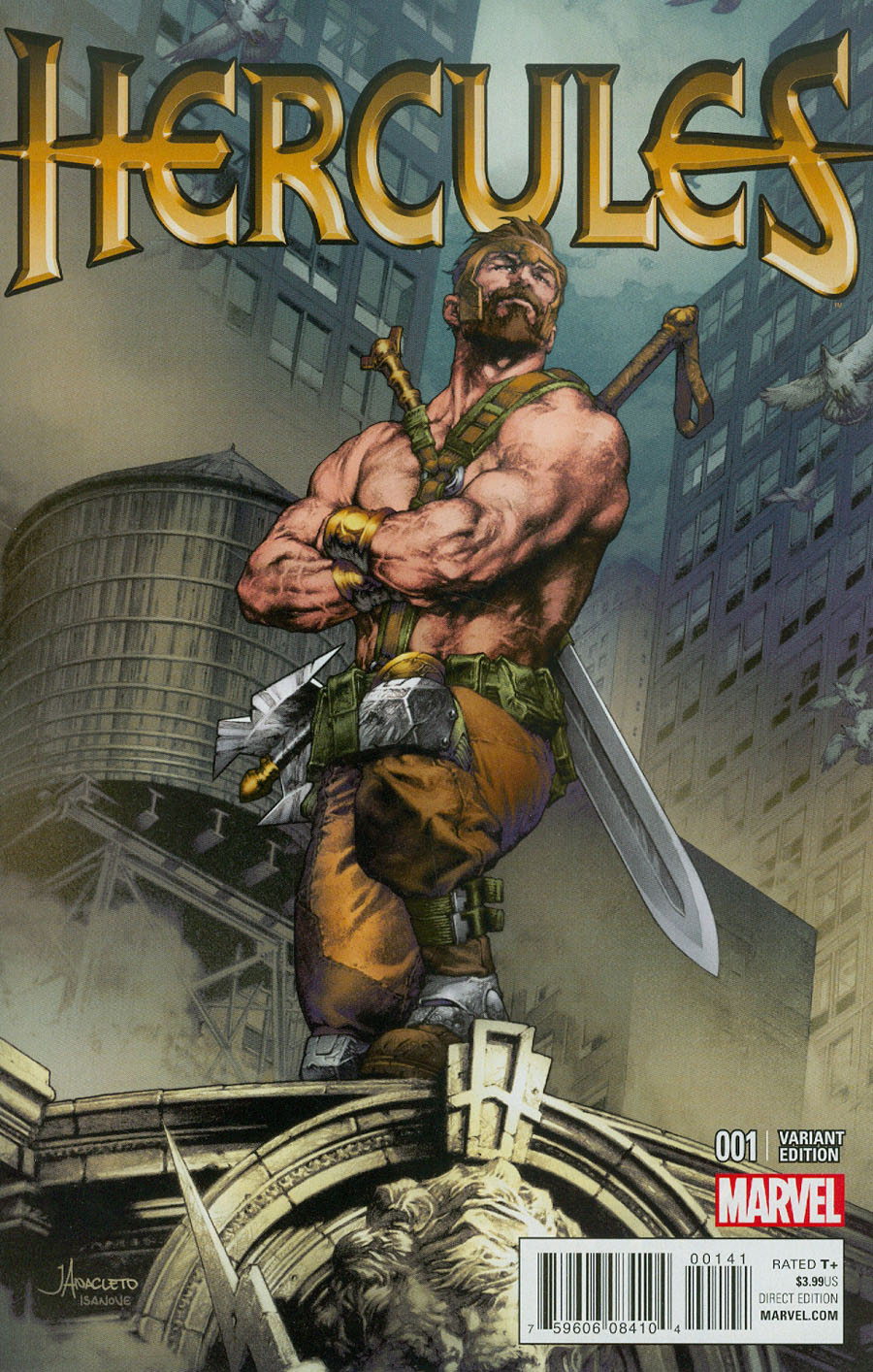 Hercules Vol 4 #1 Cover E Incentive Jay Anacleto Variant Cover