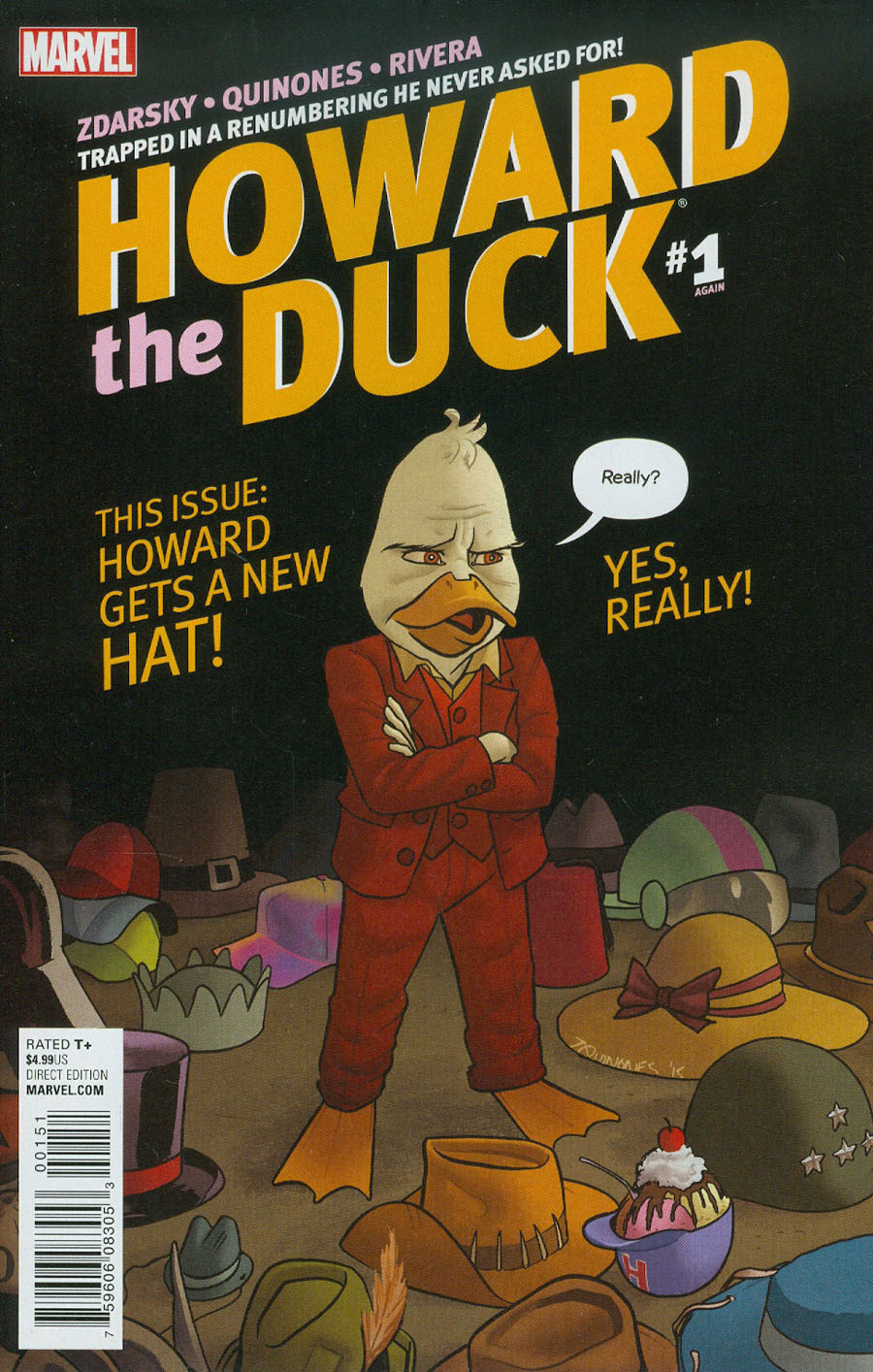 Howard The Duck Vol 5 #1 Cover D Incentive Joe Quinones Variant Cover