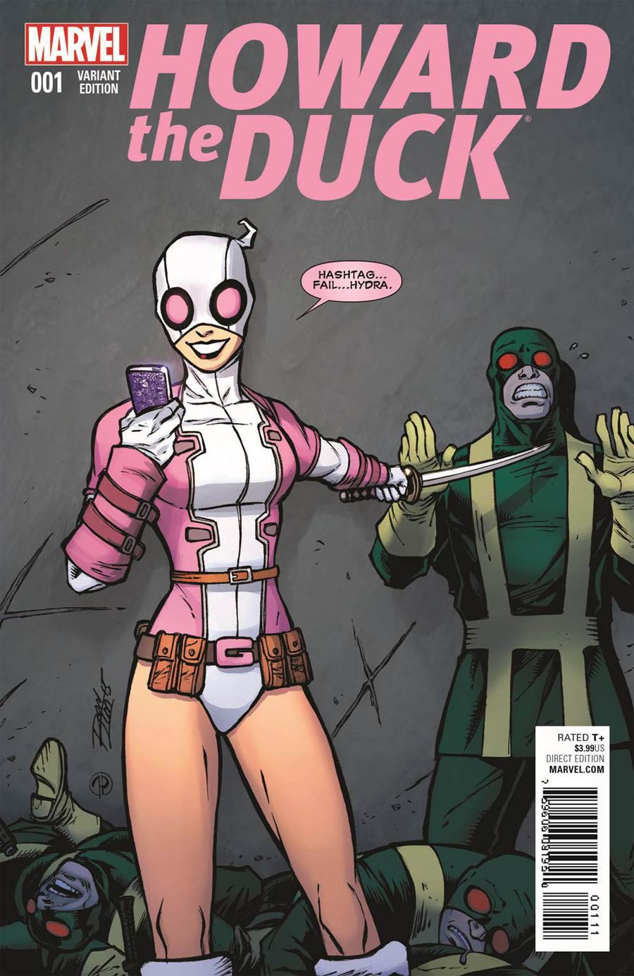 Howard The Duck Vol 5 #1 Cover F Incentive Ron Lim Gwenpool Variant Cover