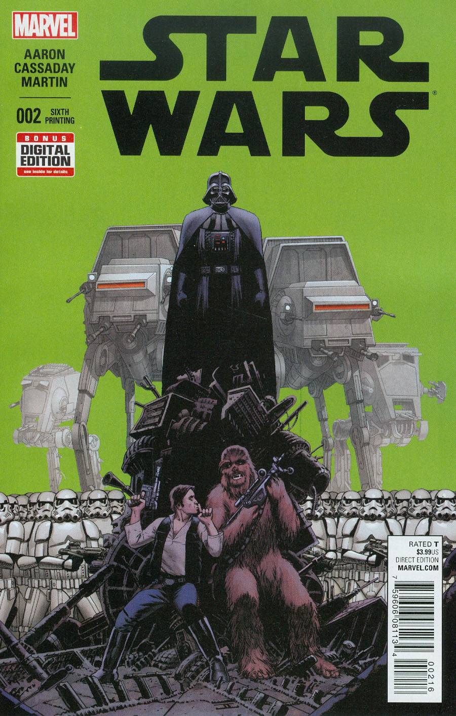 Star Wars Vol 4 #2 Cover K 6th Ptg John Cassaday Variant Cover