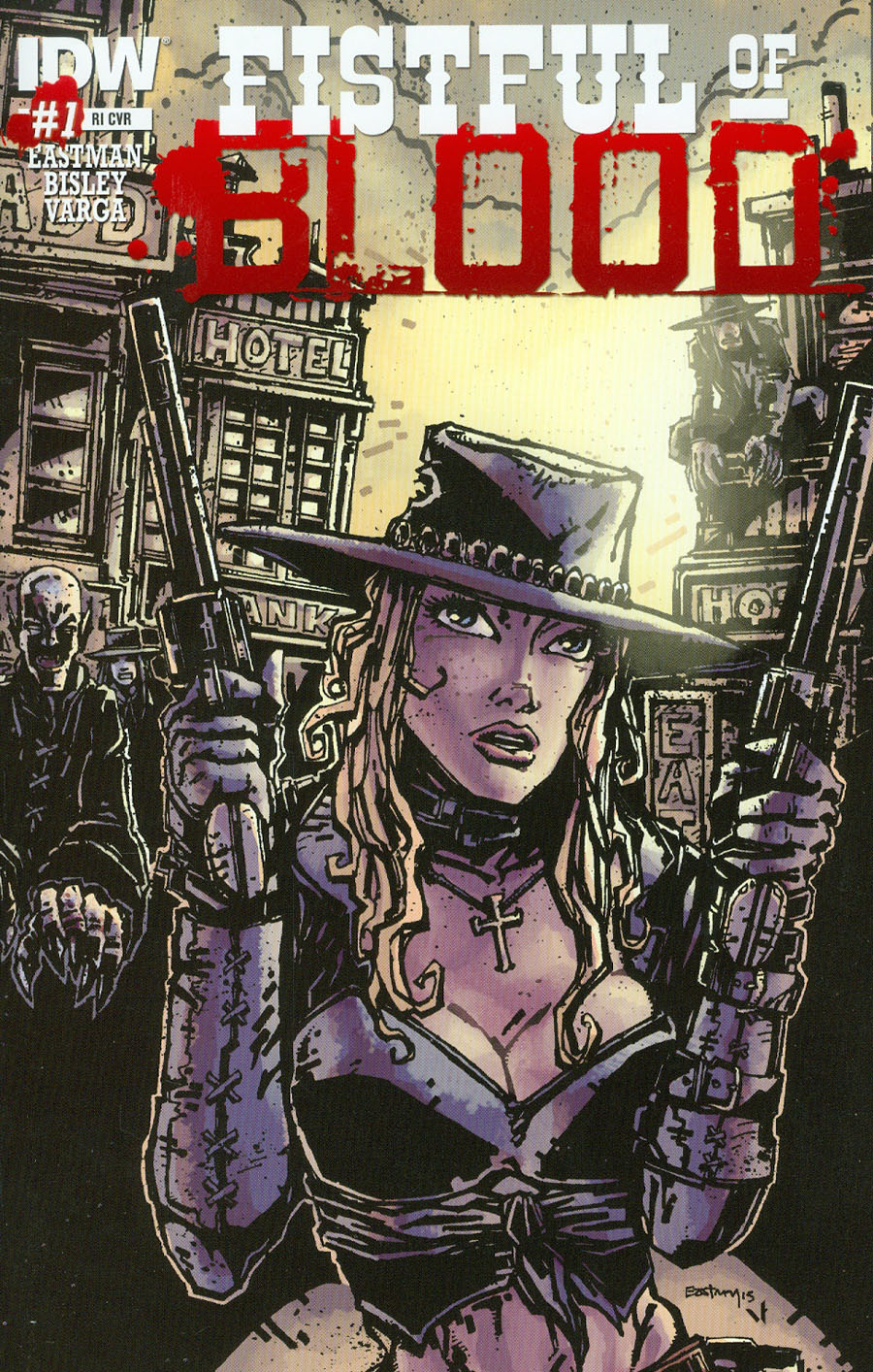 Fistful Of Blood #1 Cover C Incentive Kevin Eastman Variant Cover