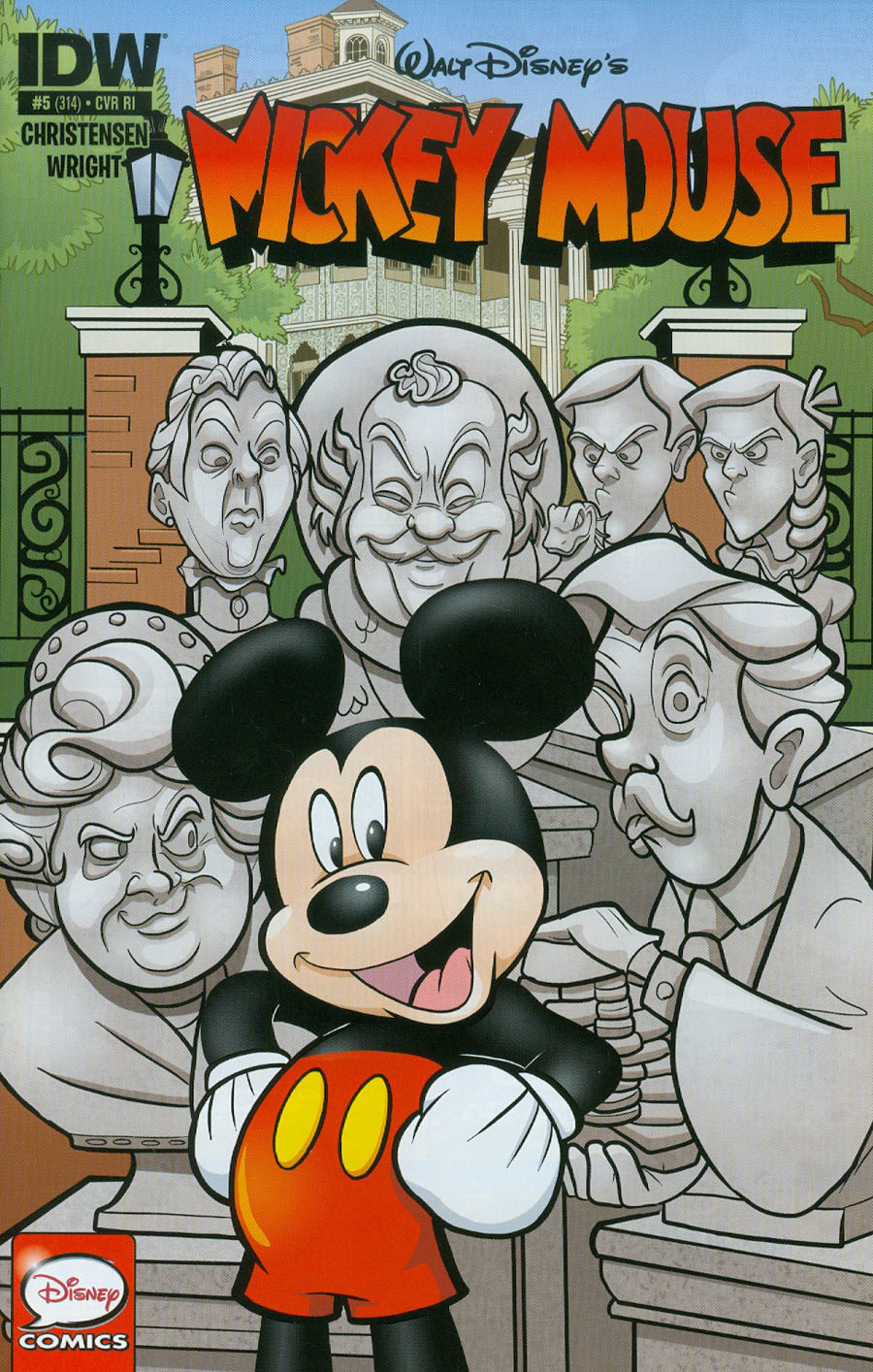 Mickey Mouse Vol 2 #5 Cover C Incentive David Alvarez Disney Legacy Haunted Mansion Variant Cover