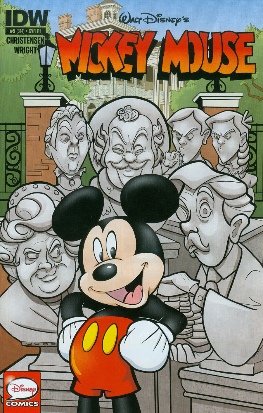 Mickey Mouse Vol 2 #5 Cover C Incentive David Alvarez Disney Legacy Haunted Mansion Variant Cover