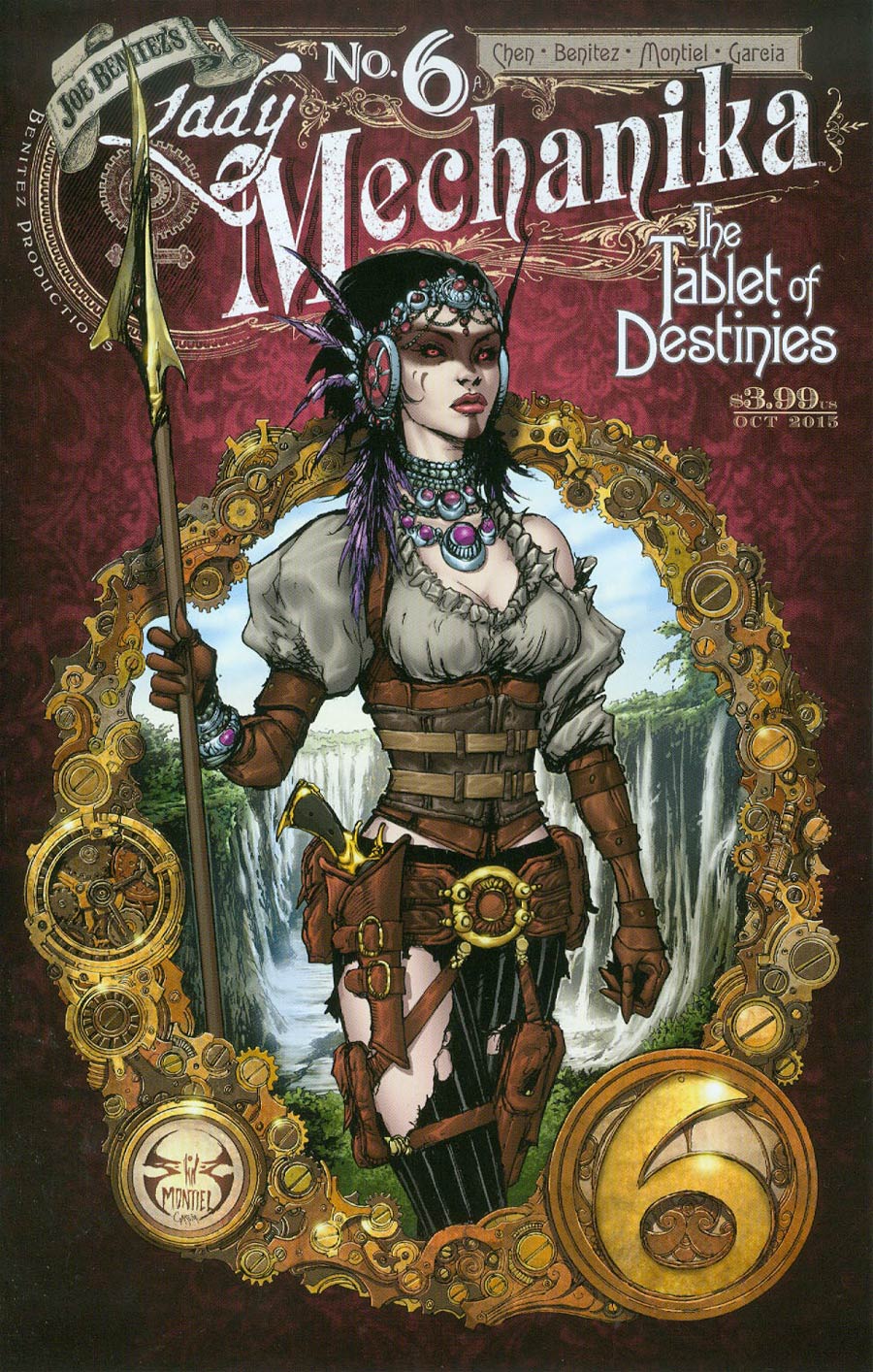 Lady Mechanika Tablet Of Destinies #6 Cover A Regular Joe Benitez Martin Montiel And Mike Garcia Variant Cover