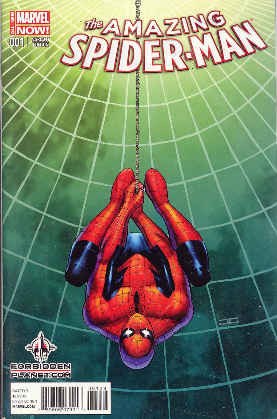 Amazing Spider-man Vol 3 #1 Cover Z-N John Cassaday Forbidden Planet Variant