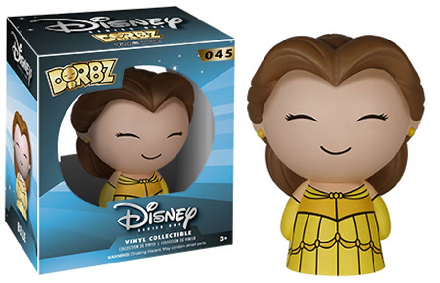 Dorbz 045 Disney Beauty And The Beast Belle Yellow Dress Vinyl Figure