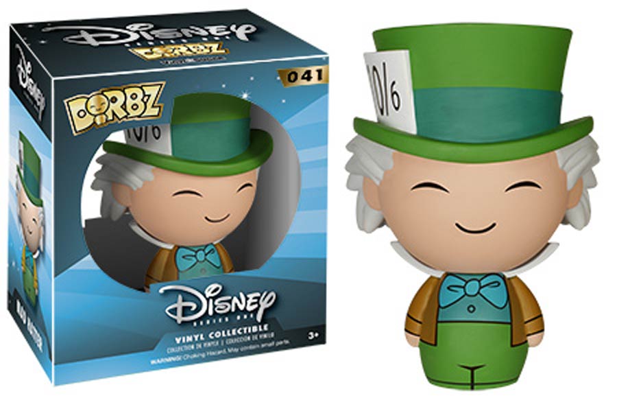 Dorbz 041 Disney Alice In Wonderland Mad Hatter Vinyl Figure