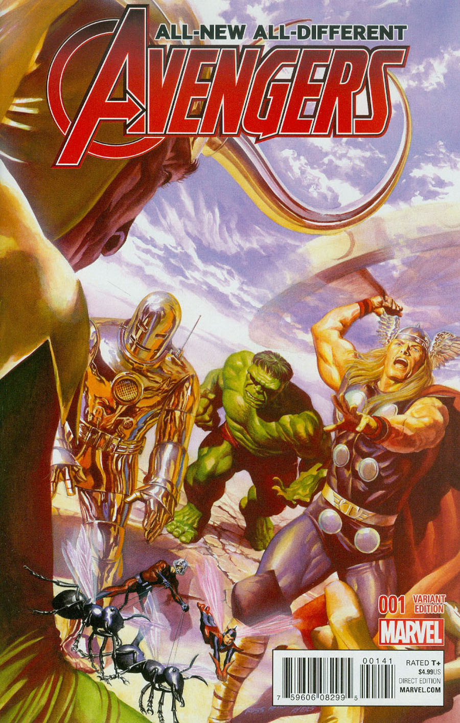 All-New All-Different Avengers #1 Cover G Incentive Alex Ross Vintage Color Variant Cover