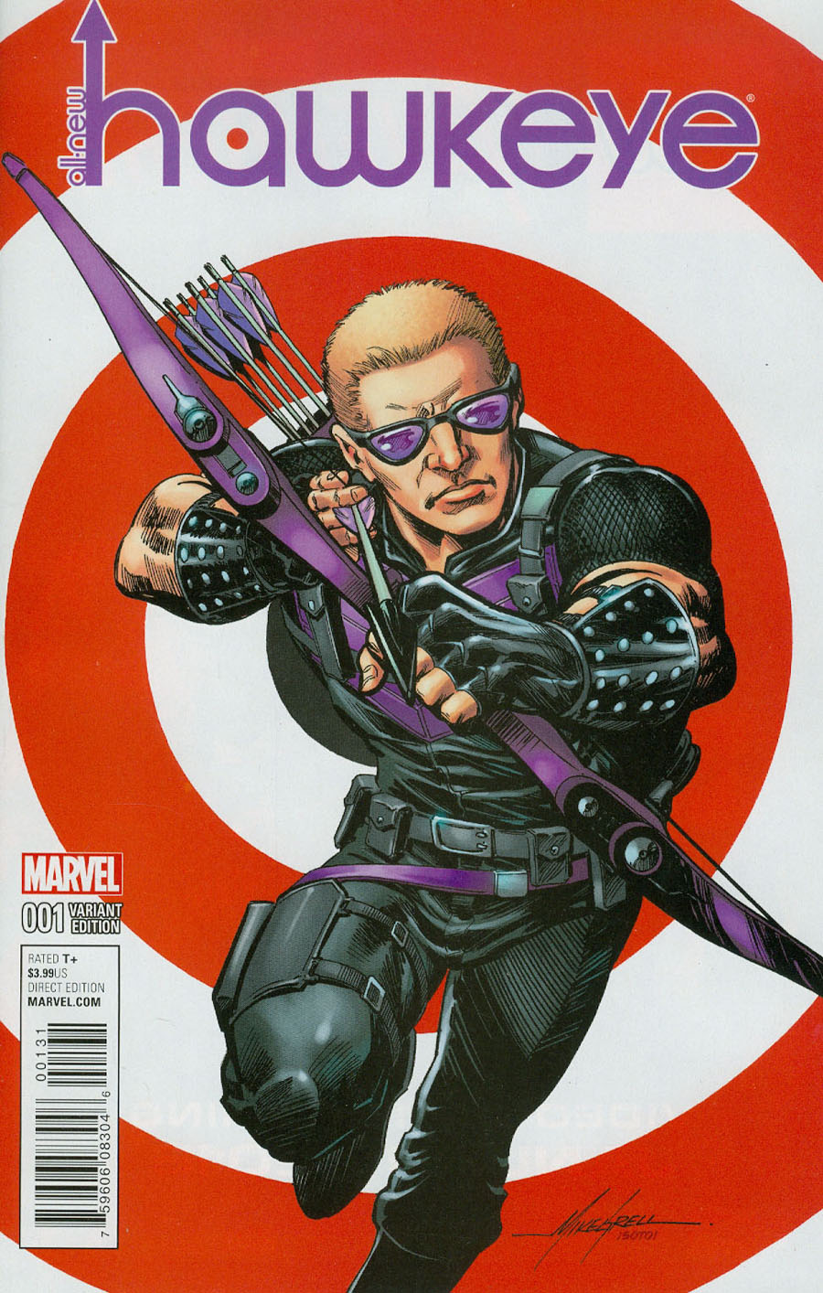 All-New Hawkeye Vol 2 #1 Cover E Incentive Mike Grell Classic Variant Cover