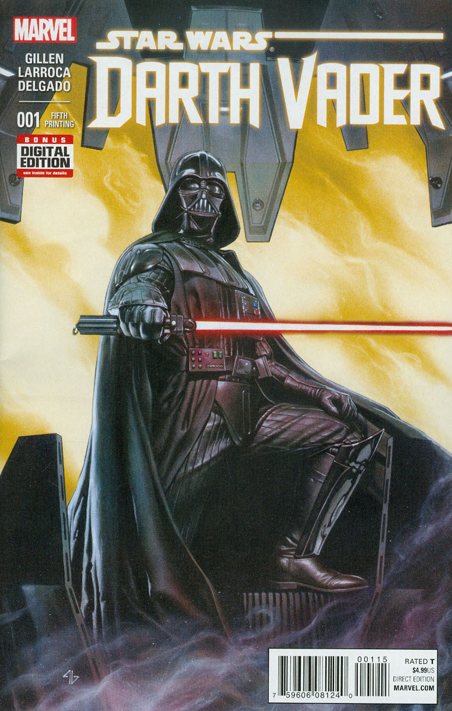 Darth Vader #1 Cover Z-G 5th Ptg Adi Granov Variant Cover