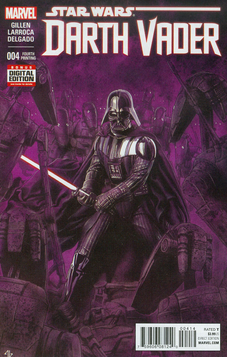 Darth Vader #4 Cover E 4th Ptg Adi Granov Variant Cover