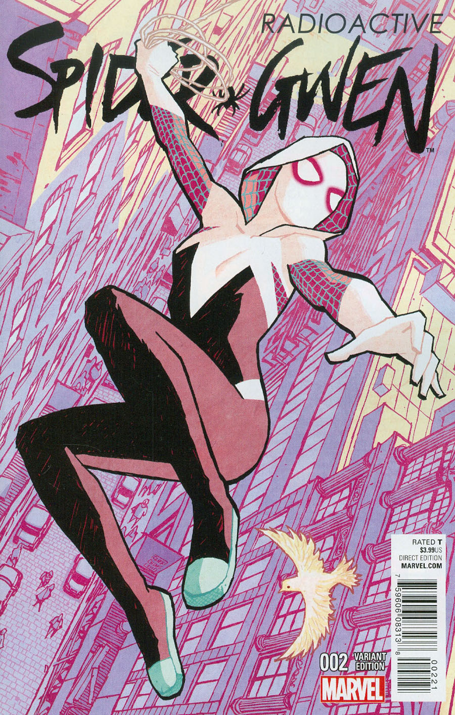 Spider-Gwen Vol 2 #2 Cover B Incentive Cliff Chiang Variant Cover