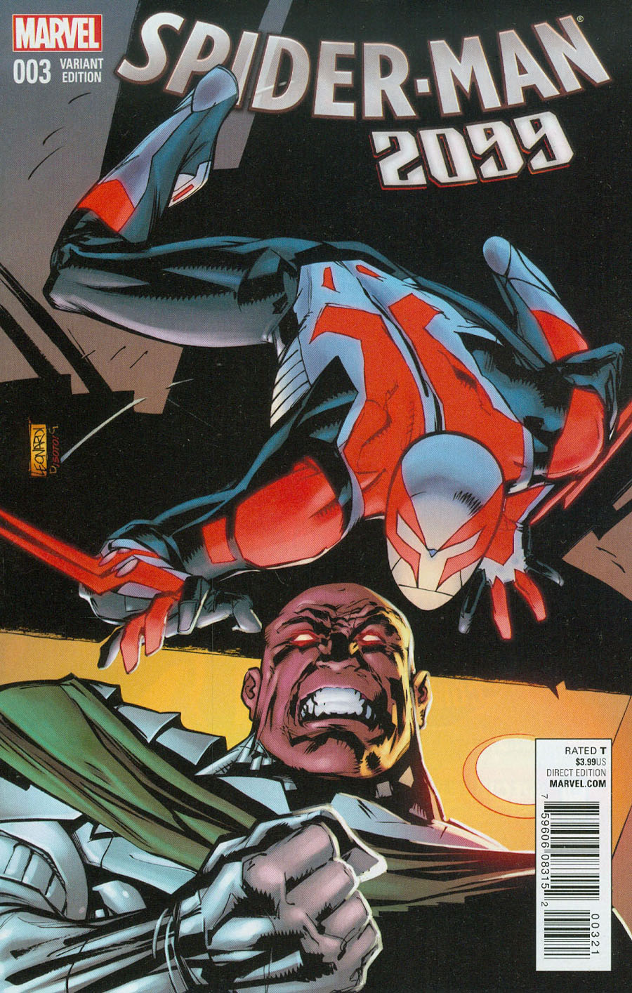 Spider-Man 2099 Vol 3 #3 Cover B Incentive Rick Leonardi Variant Cover