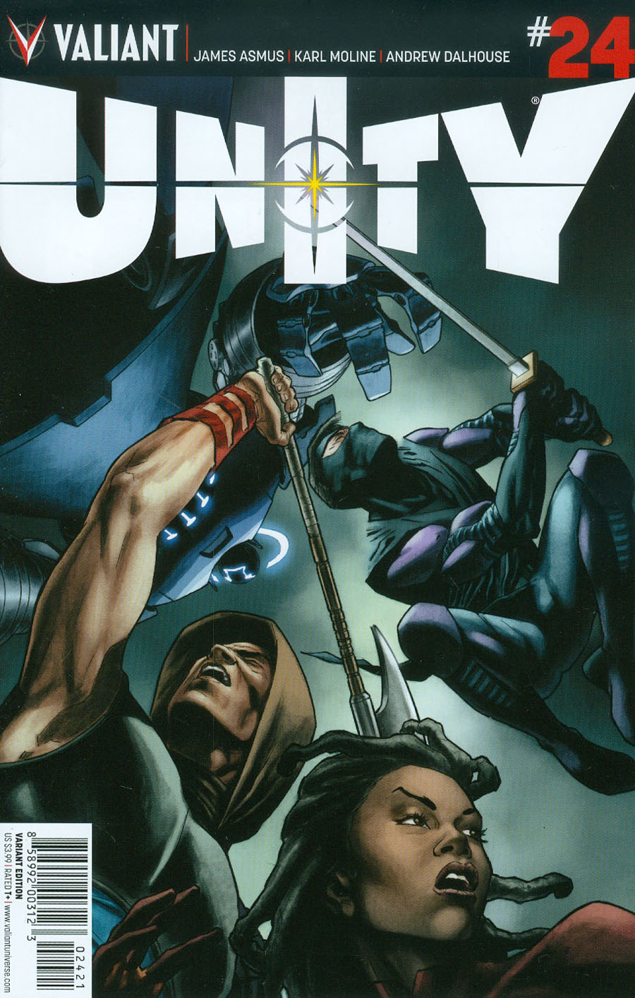 Unity Vol 2 #24 Cover B Incentive Al Barrionuevo Variant Cover