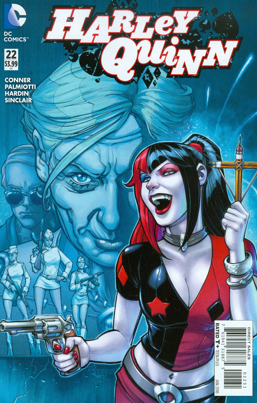 Harley Quinn Vol 2 #22 Cover C Incentive Amanda Conner Variant Cover