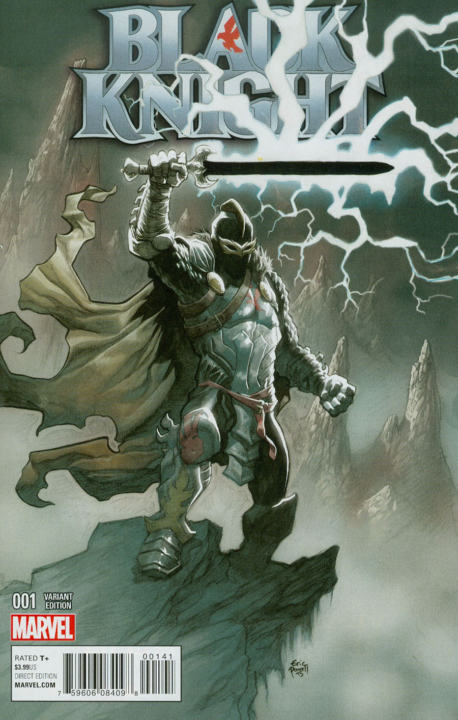 Black Knight Vol 4 #1 Cover D Incentive Eric Powell Variant Cover