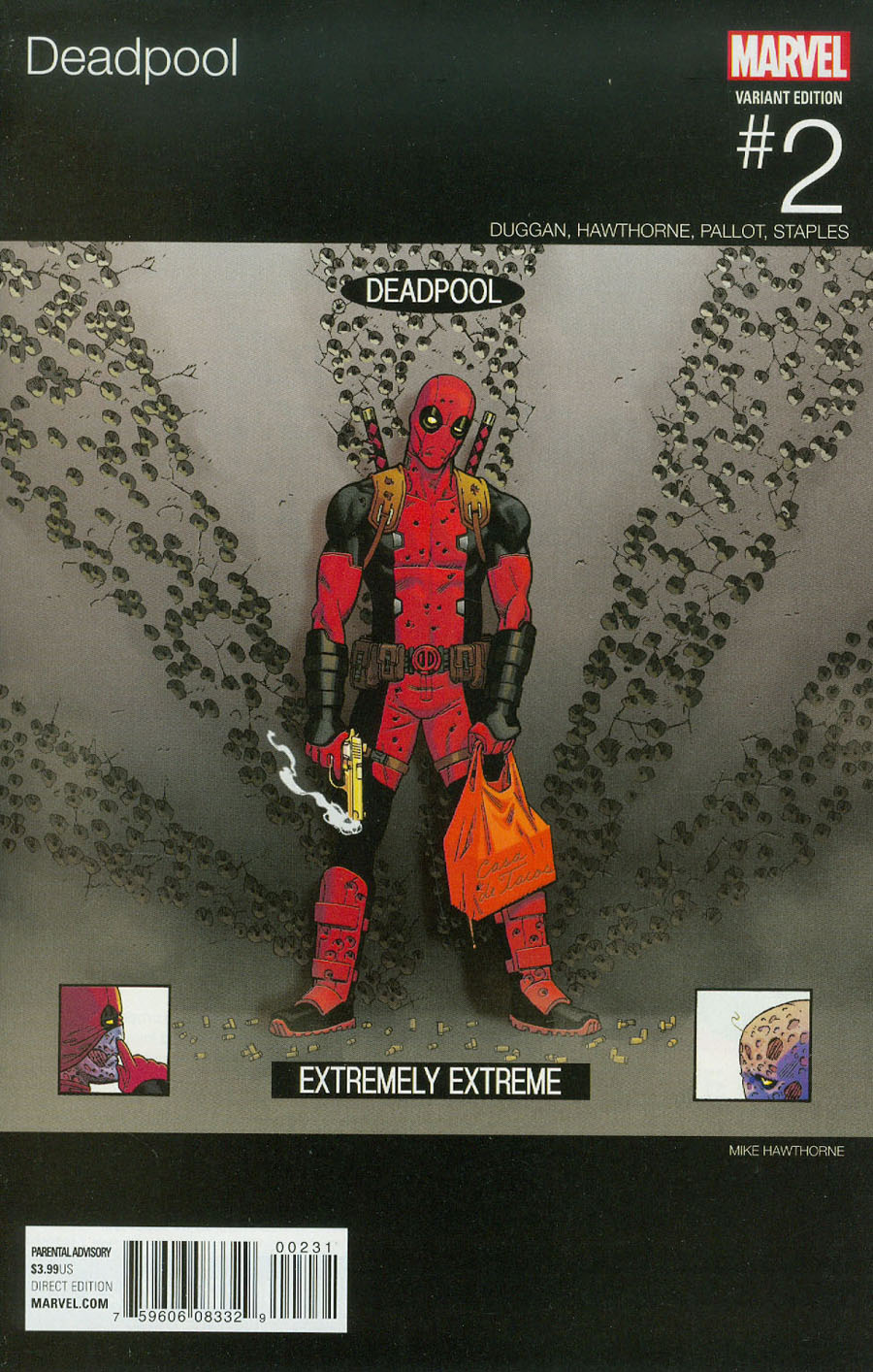 Deadpool Vol 5 #2 Cover D Incentive Mike Hawthorne Marvel Hip-Hop Variant Cover