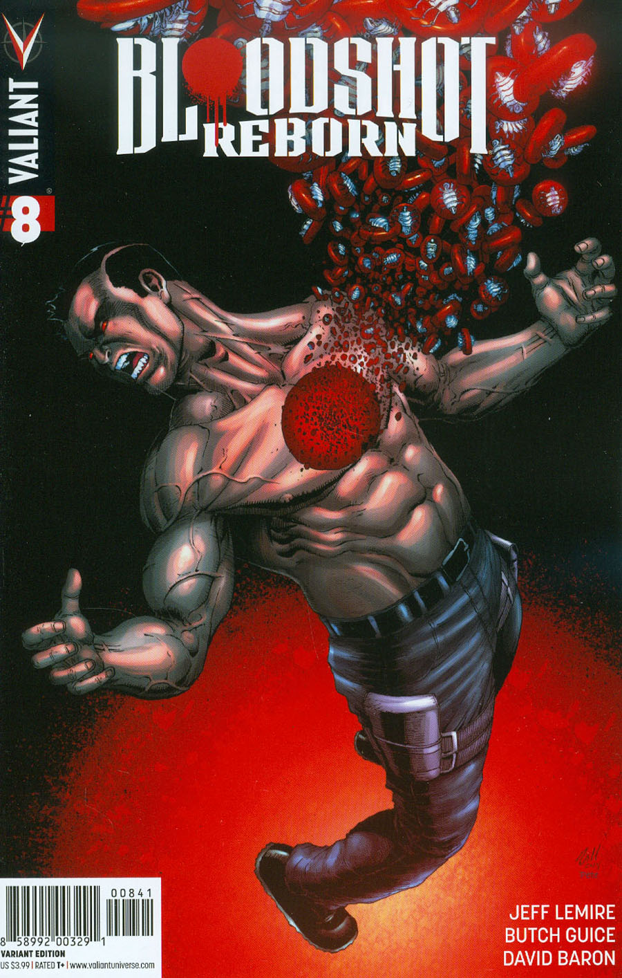 Bloodshot Reborn #8 Cover D Incentive Robert Gill Variant Cover