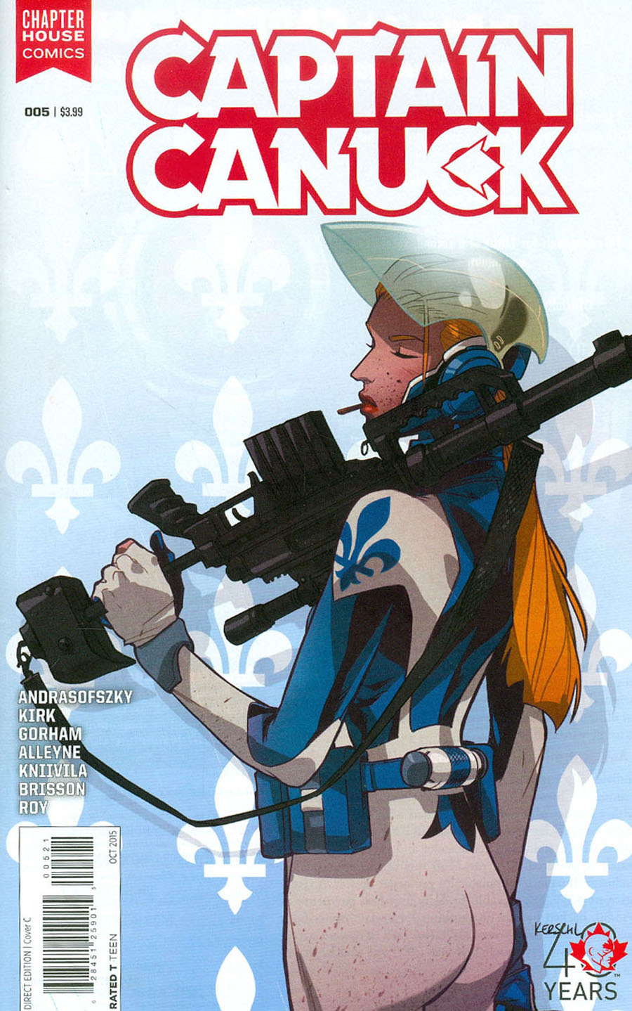 Captain Canuck Vol 2 #5 Cover C Incentive Karl Kerschl Variant Cover