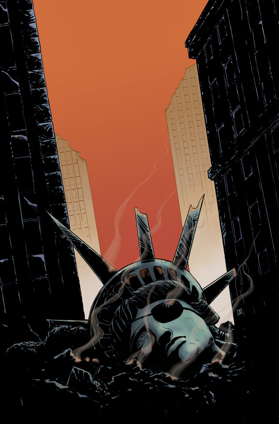 Escape From New York #12 Cover B Incentive Ibrahim Moustafa Virgin Variant Cover