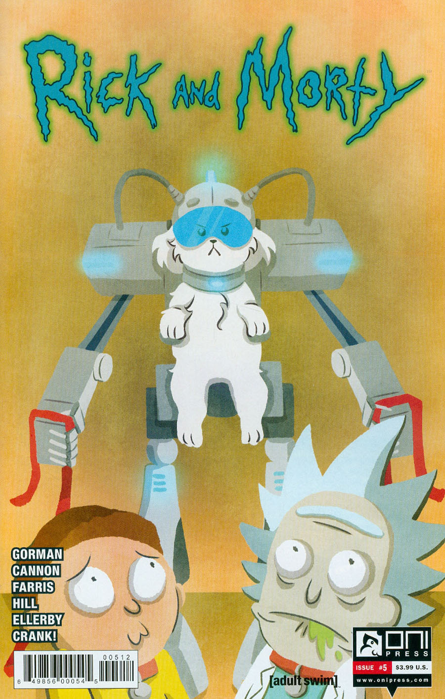 Rick And Morty #5 Cover C 2nd Ptg CJ Cannon Variant Cover