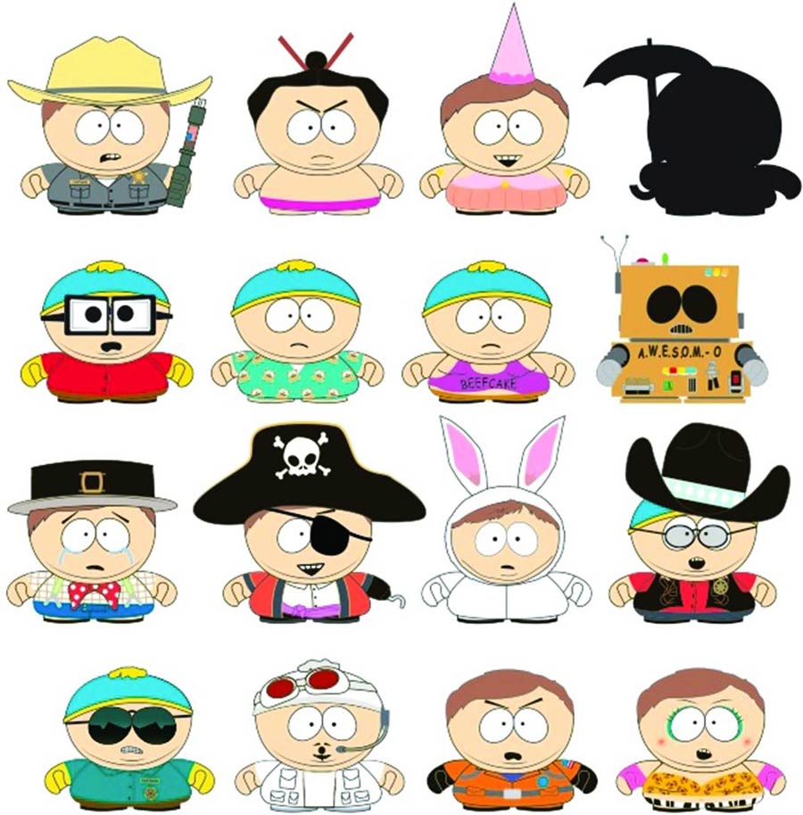 South Park Many Faces Of Cartman Mini Figure Blind Mystery Box