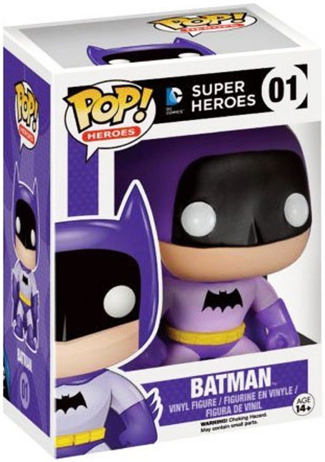 POP Rainbow Batman Purple Vinyl Figure