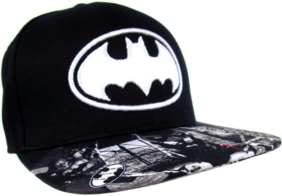 Batman Gotham Graphitti Logo Snapback Cap