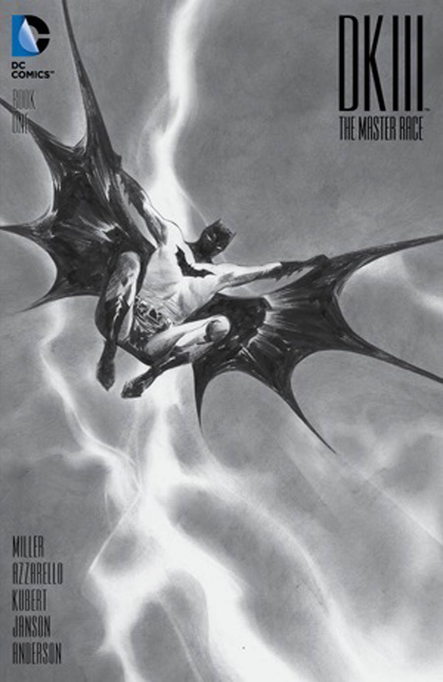 Dark Knight III The Master Race #1 Cover Z-C DF Exclusive Jae Lee Black & White Variant Cover CGC