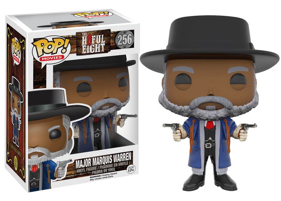 POP Movies 256 Hateful Eight Major Marquis Warren Vinyl Figure