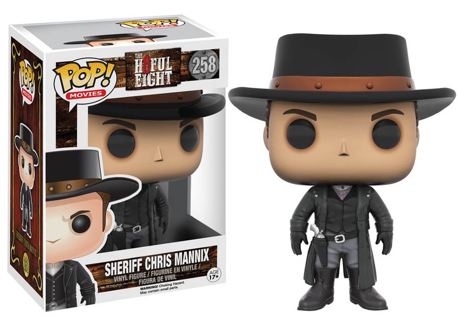 POP Movies 258 Hateful Eight Sheriff Chris Mannix Vinyl Figure